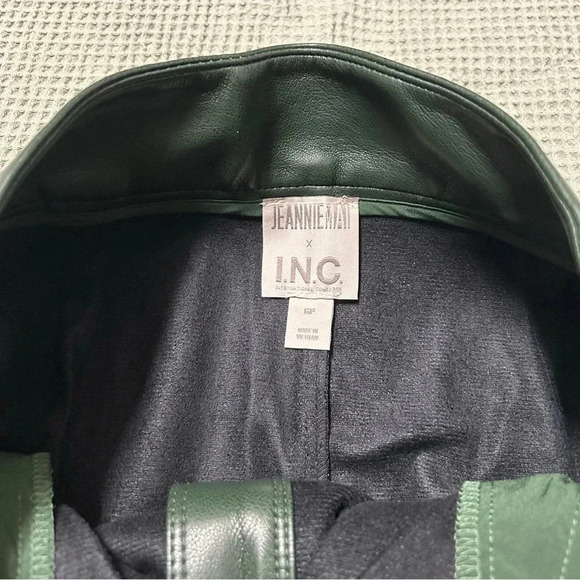 Jeannie Mai X Inc Petite Draped Pleather Skirt - Picture 5 of 6